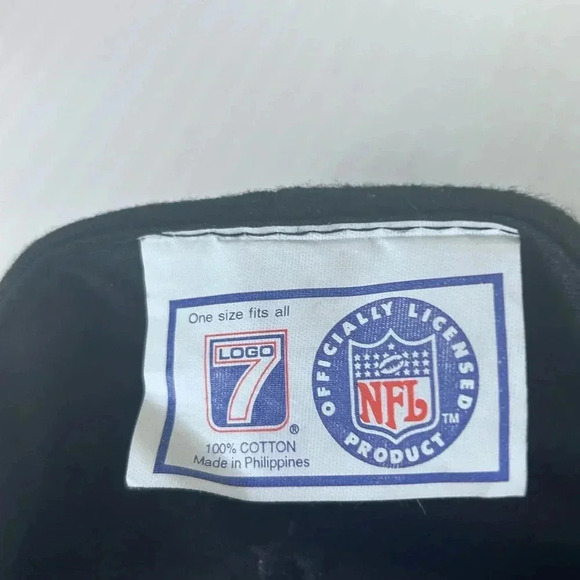 🏈Super Bowl 34 XXXIV 2000 NWT Black Vintage Snapback Cap Size OS🏈 - Picture 7 of 9
